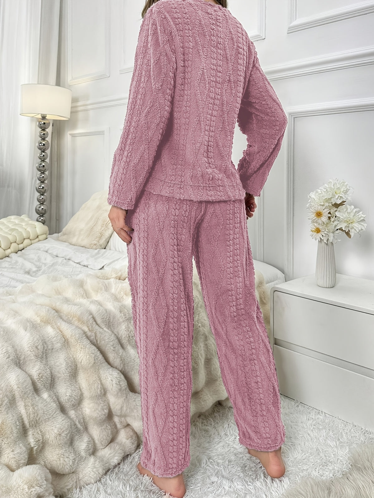 Rowan | Women's Plush Pyjama Set