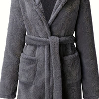 Rowan | Men's Hooded Fleece Robe