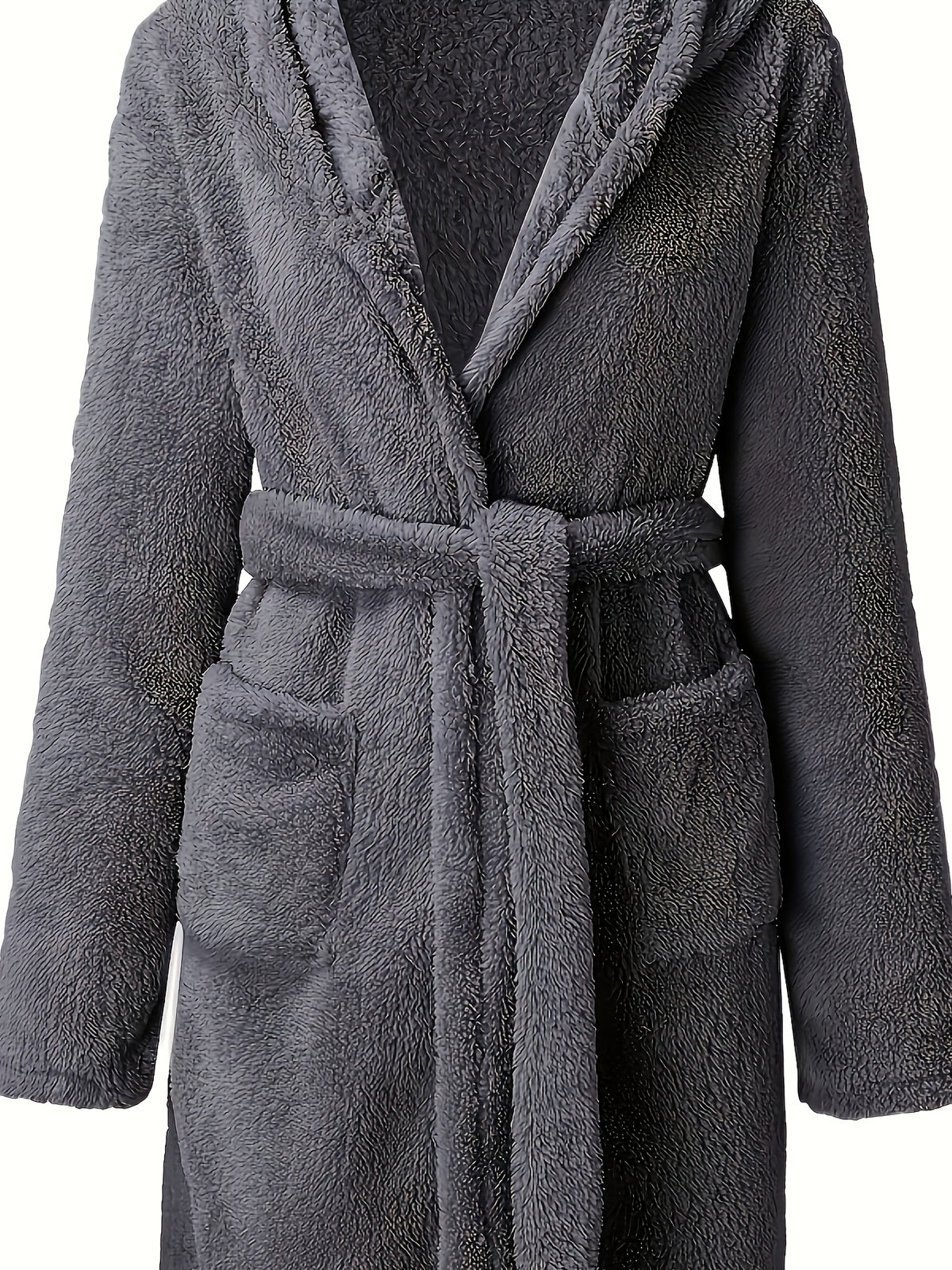 Rowan | Men's Hooded Fleece Robe