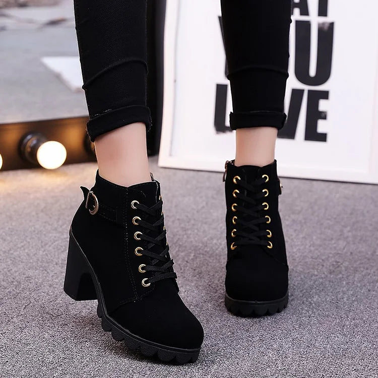 Rowan | Women's Lace-Up Ankle Boots