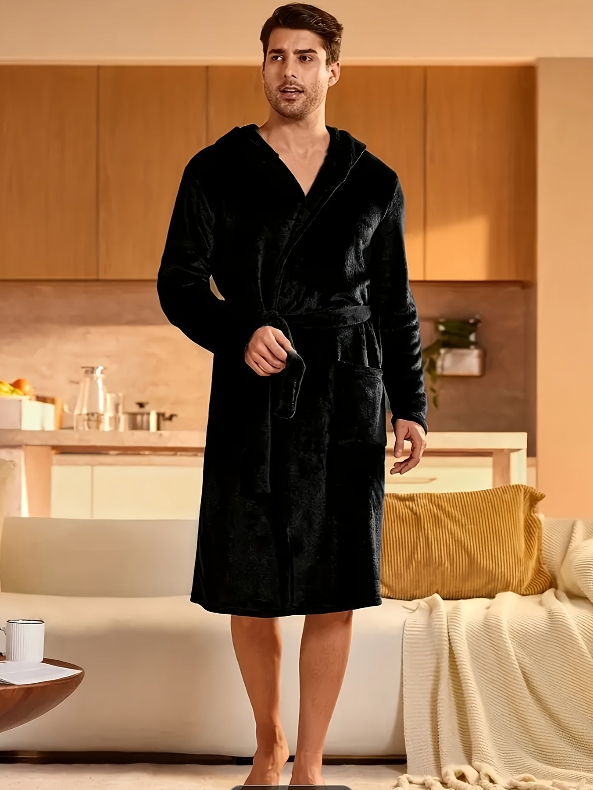 Rowan | Men's Flannel Dressing Gown