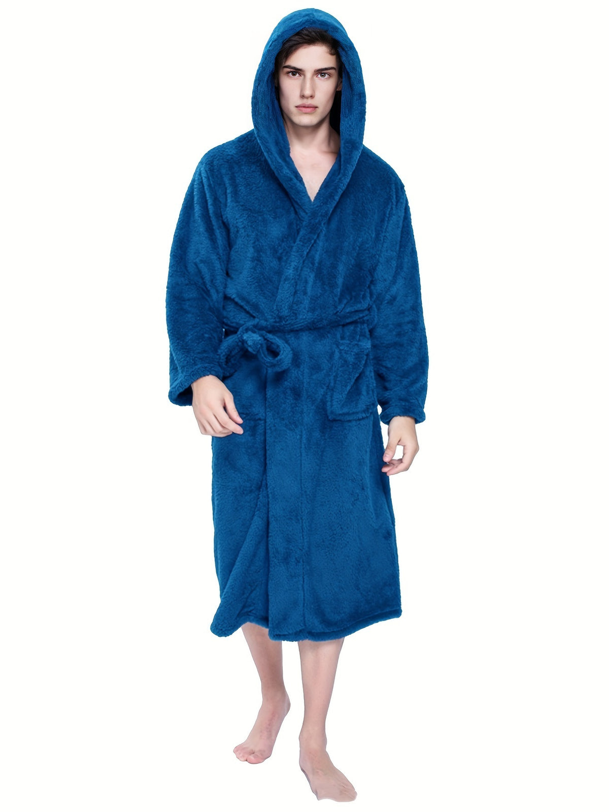 Rowan | Men's Hooded Dressing Gown