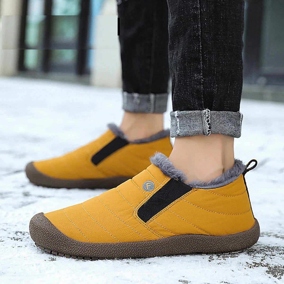 Rowan winter fleece slippers