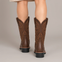 Rowan | Square-Toe Leather Cowboy Boots