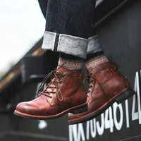 Hunter Mens Leather Boots