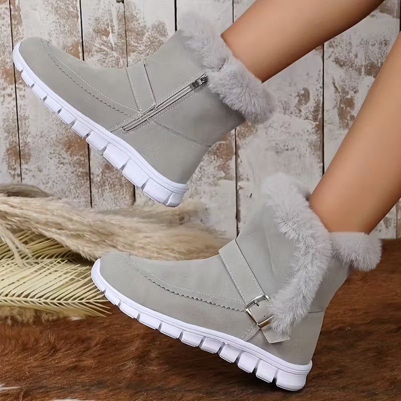 Rowan | Women's Side Zipper Snow Boots
