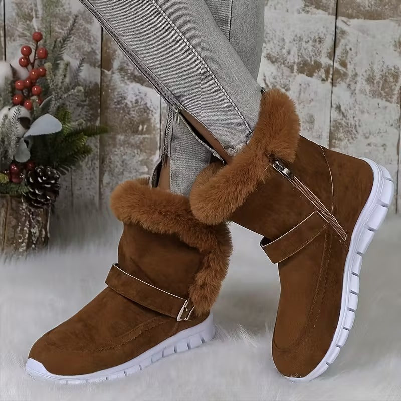 Rowan | Women's Side Zipper Snow Boots