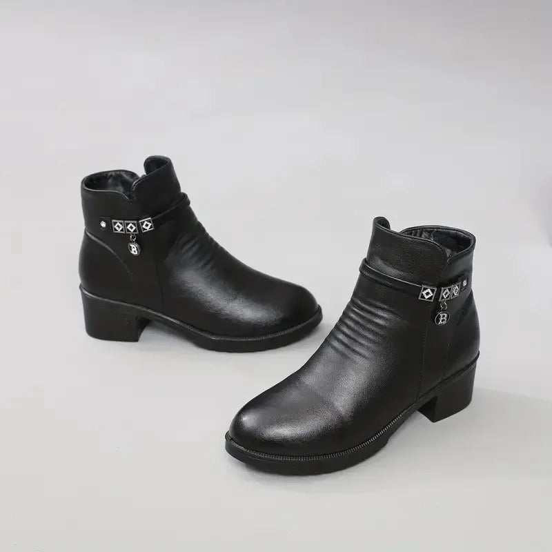 Rowan | Black Ankle Boots Women