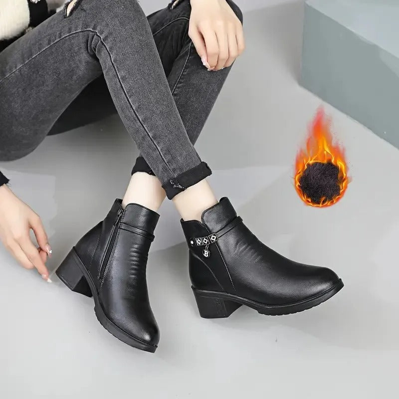 Rowan | Black Ankle Boots Women