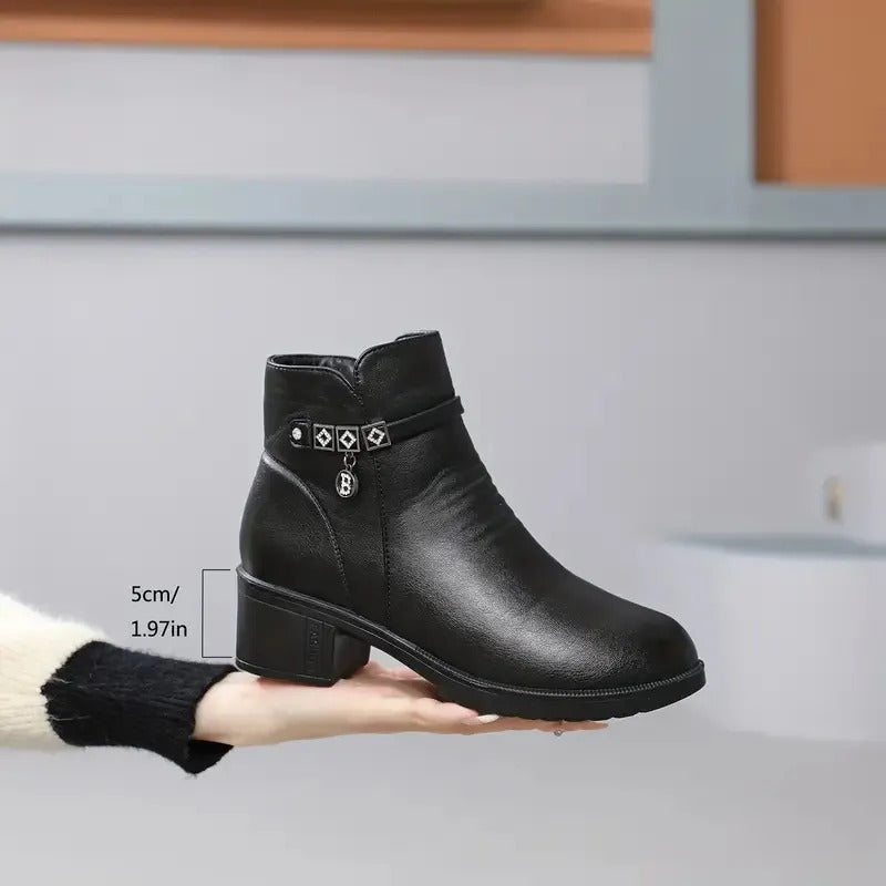 Rowan | Black Ankle Boots Women