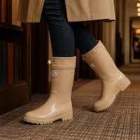 Rowan | Knee-High Rubber Rain Boots