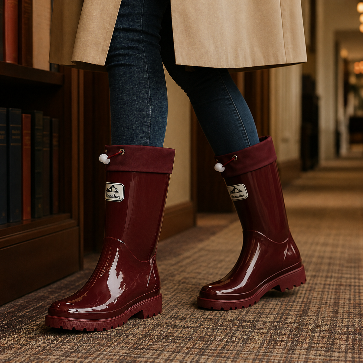 Rowan | Knee-High Rubber Rain Boots