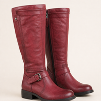 Rowan | Wide Calf Riding Boots