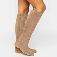 Rowan | Suede Knee-High Boots