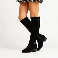Rowan | Suede Knee-High Boots