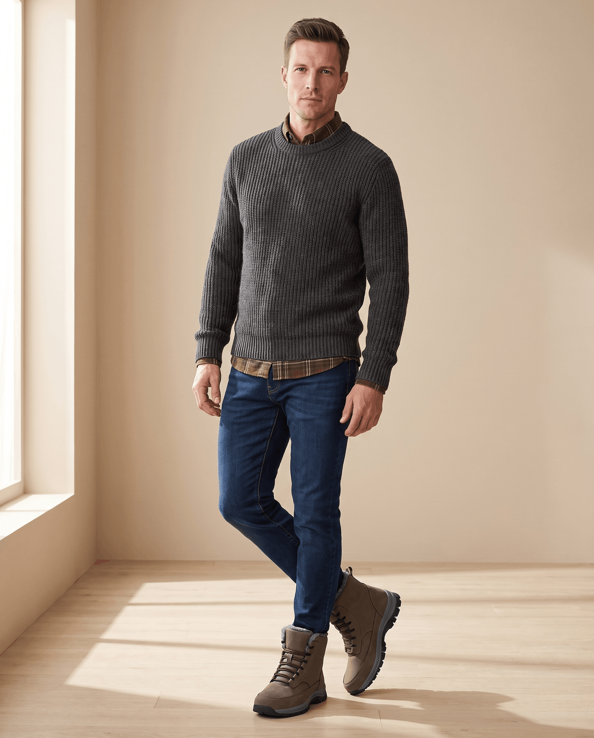 Rowan men's sherpa-lined winter boots
