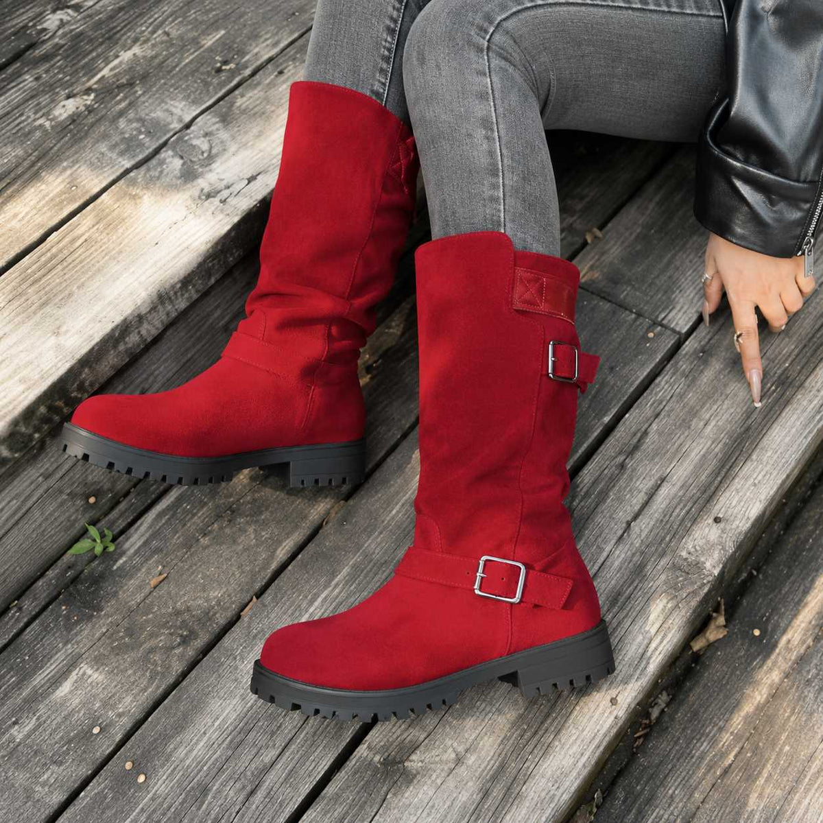 Rowan | Mid-Calf Cowboy Style Boots