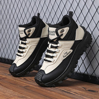 Men's retro walking boots detail