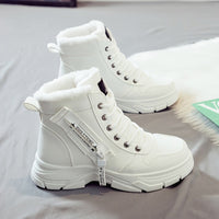 Rowan | Fleece Lined Lace-Up Ankle Boots