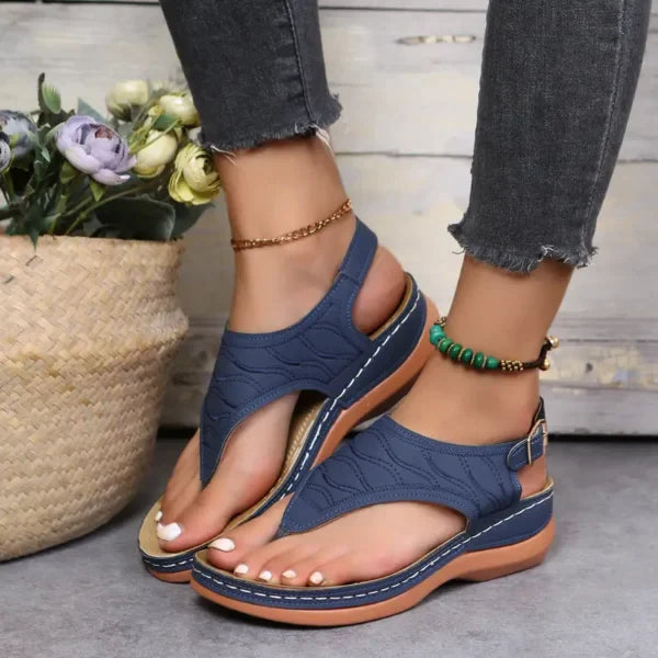 Rowan - Orthopedic Wedge Sandals