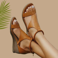 Orthopedic Leather Sandals - Rowan