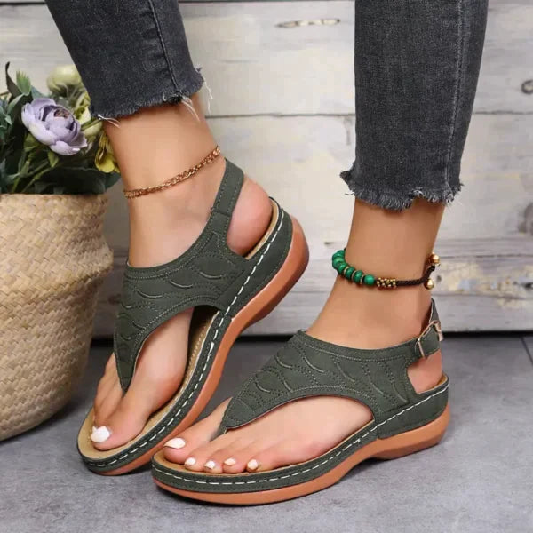 Rowan - Orthopedic Wedge Sandals