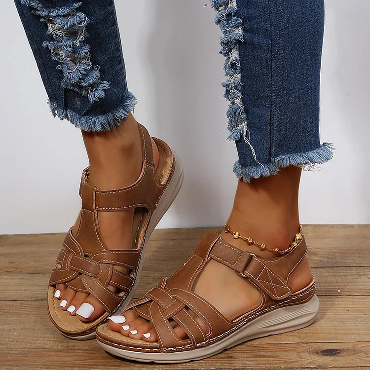 Rowan | Leather Arch Support Sandals Women