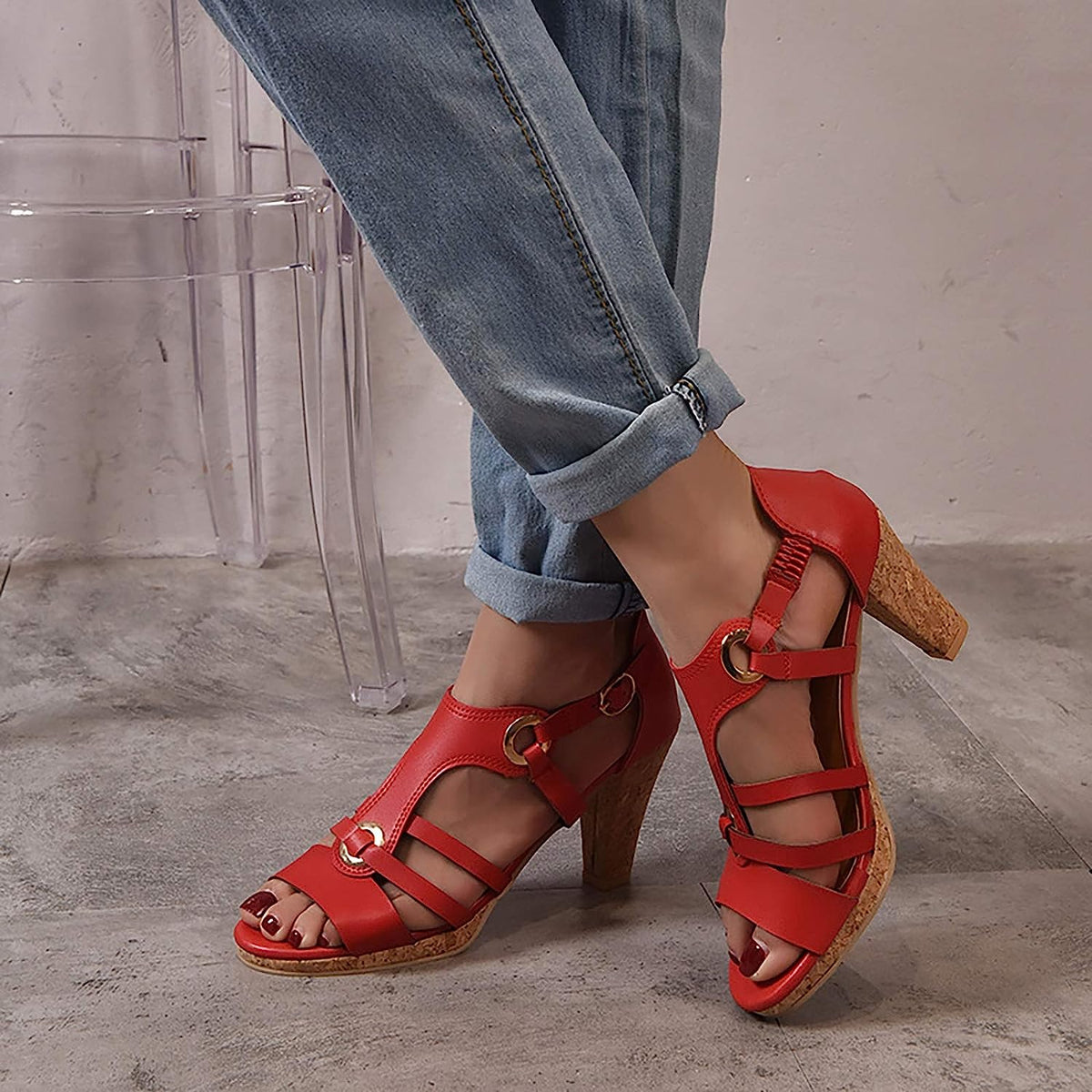Rowan - Orthopedic Sandals With Heels