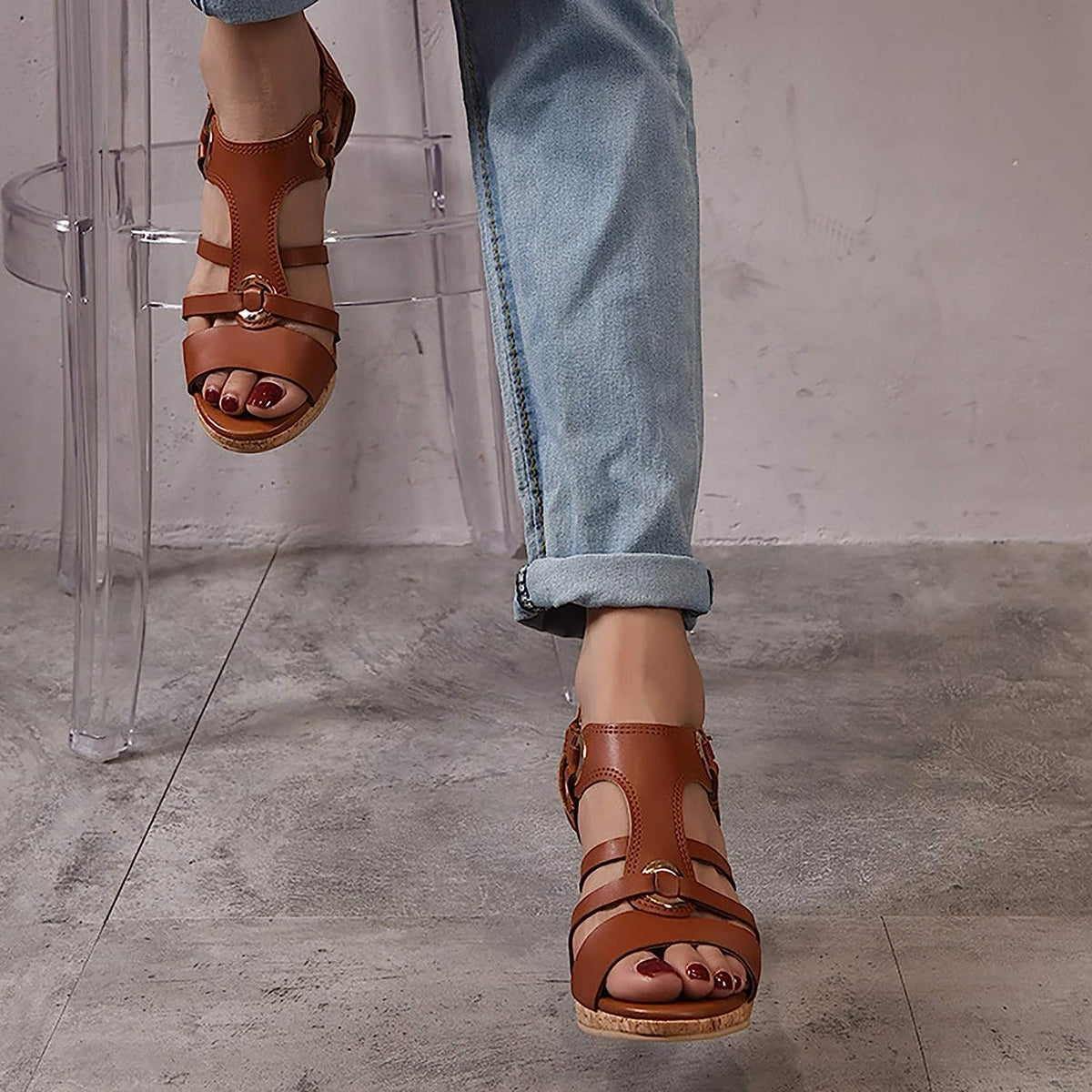 Rowan - Orthopedic Sandals With Heels