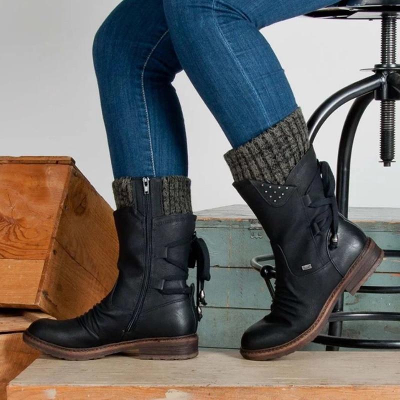 Rowan | Mid Calf Winter Boots