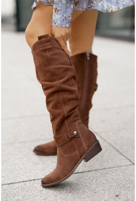 Rowan | Stretch Knee High Boots