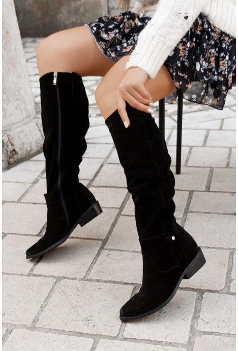 Rowan | Stretch Knee High Boots