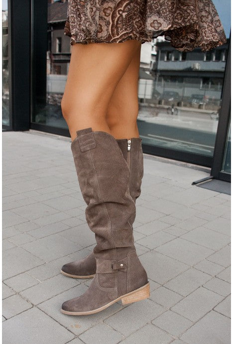 Rowan | Stretch Knee High Boots