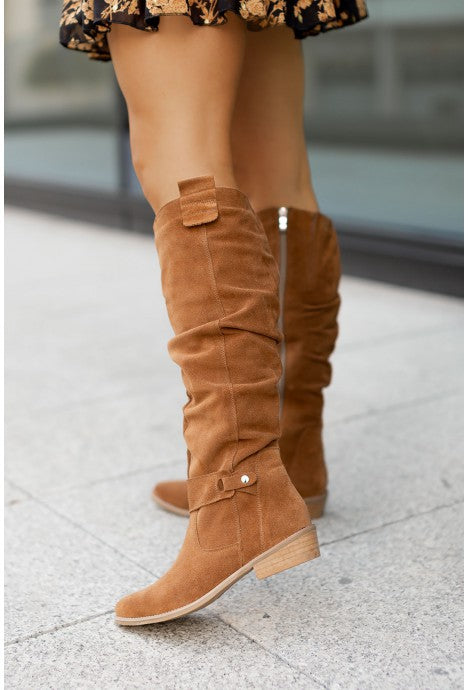 Rowan | Stretch Knee High Boots
