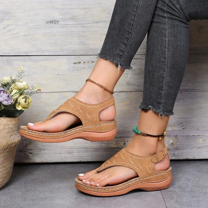 Rowan - Orthopedic Wedge Sandals