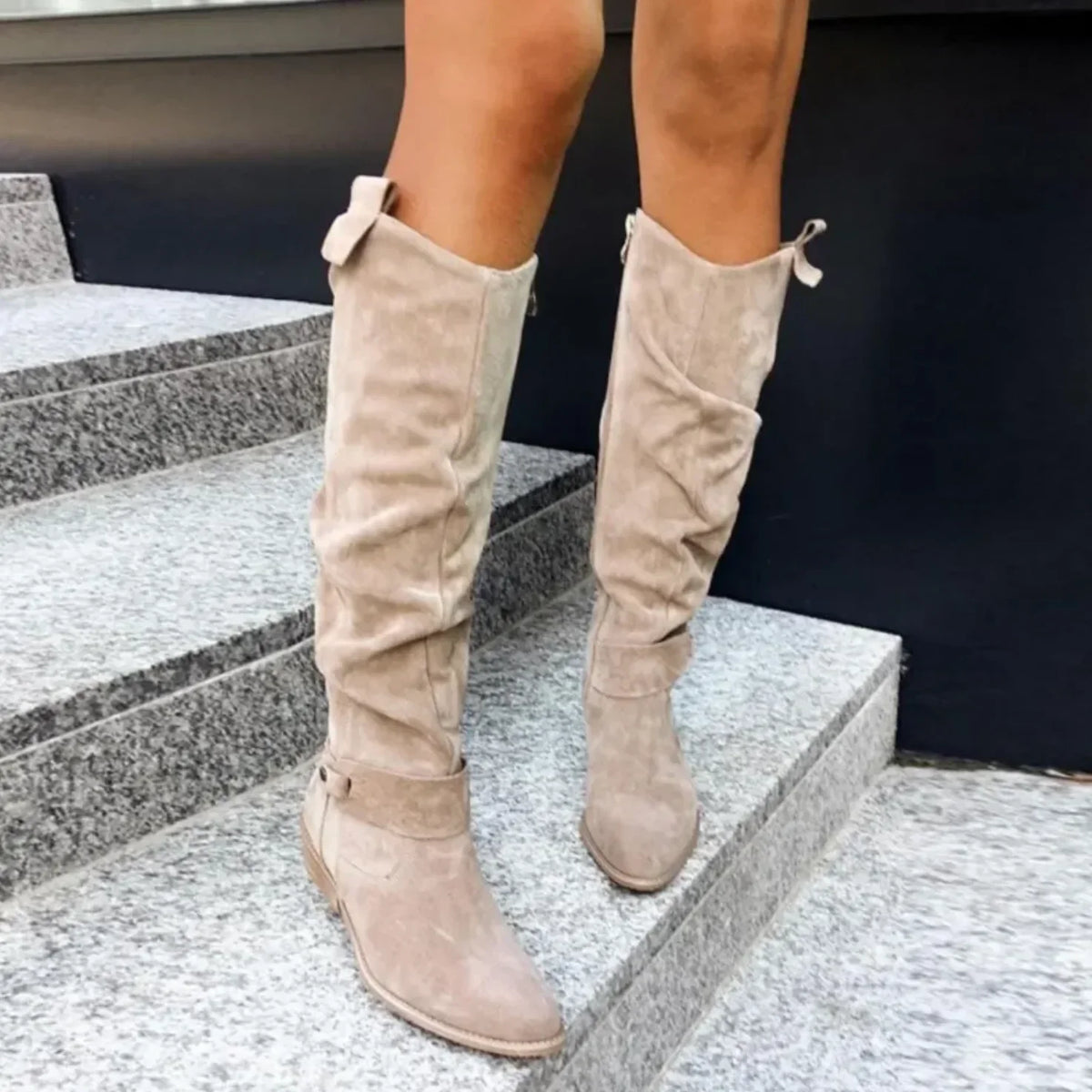 Rowan | Stretch Knee High Boots