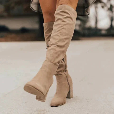 Rowan | Stretch Knee High Boots