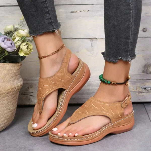 Rowan - Orthopedic Wedge Sandals
