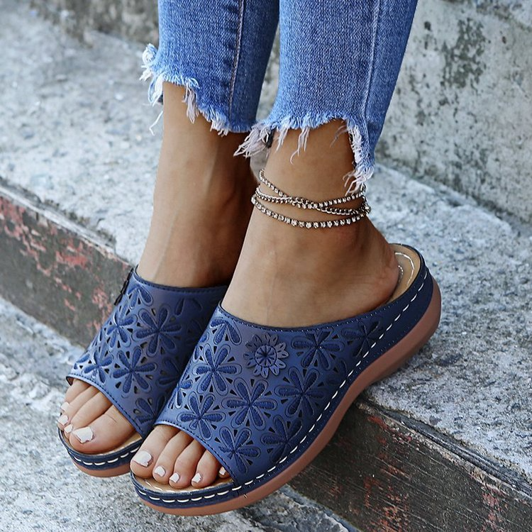 Rowan | Leather Orthopedic Arch-Support Sandals