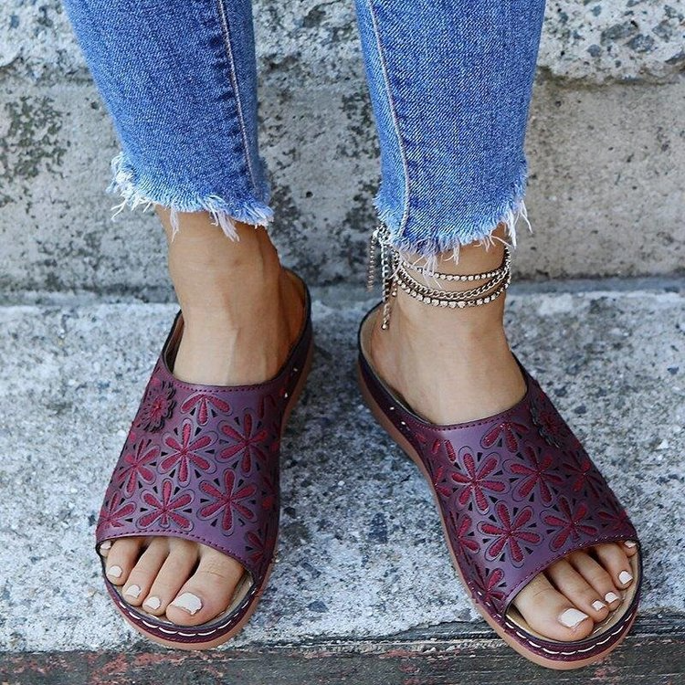 Rowan | Leather Orthopedic Arch-Support Sandals
